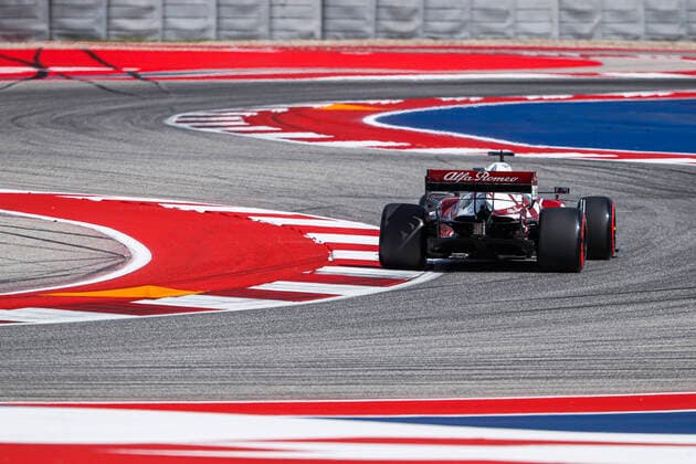 07 RAIKKONEN Kimi (fin), Alfa Romeo Racing ORLEN C41, action during the Formula 1 Aramco United States Grand Prix 2021, 17th round of the 2021 FIA Formula One World Championship, WM, Weltmeisterschaft from October 21 to 24, 2021 on the Circuit of the Americas, in Austin, Texas, United States of American - F1 - UNITED STATES GRAND PRIX 2021 DPPI Panoramic  00121035__V2_7312.JPG_