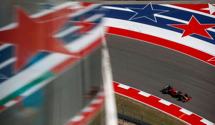 33 Max Verstappen (NED, Red Bull Racing), F1 Grand Prix of USA at Circuit of The Americas on October 22, 2021 in Austin, United States of America. (Photo by HOCH ZWEI) Austin United States of America