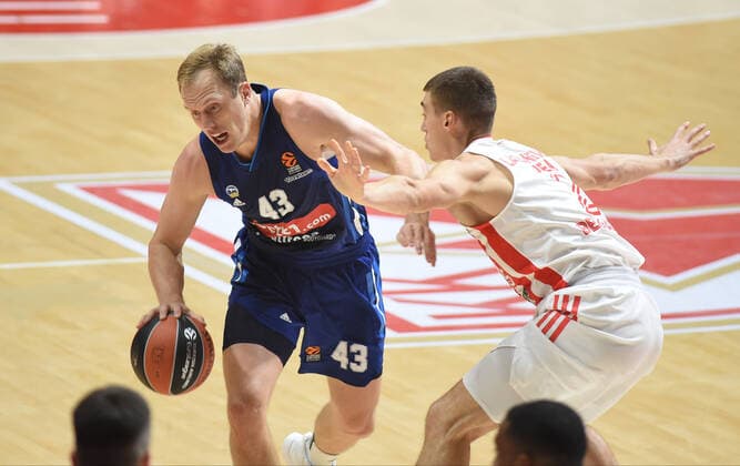 Luke Sikma, 43 of Alba Berlin baskeball Crvena zvezda Euroleague Alba Berlin, Aleksandar Nikolic Pionir arena, Beolgrade 22.10.2021. godine NP 