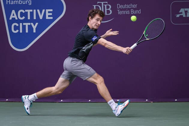 Jakub PAUL (SUI), ITF Tennis Future Hamburg 2021 - M25 und W25, Hamburg, Hamburger Tennisverband, 23.10.2021,