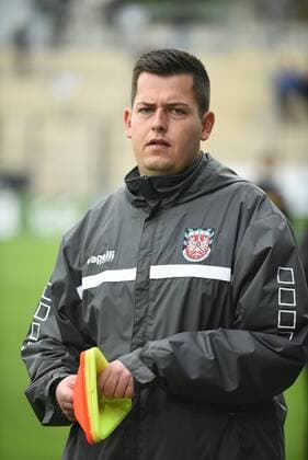 23.10.2021 Frankfurt am Main, PSD Arena Regionalliga Südwest Saison 2021 2022 FSV Frankfurt gegen SG Sonnenhof Großaspach Co-Trainer Tim Görner (FSV Frankfurt)