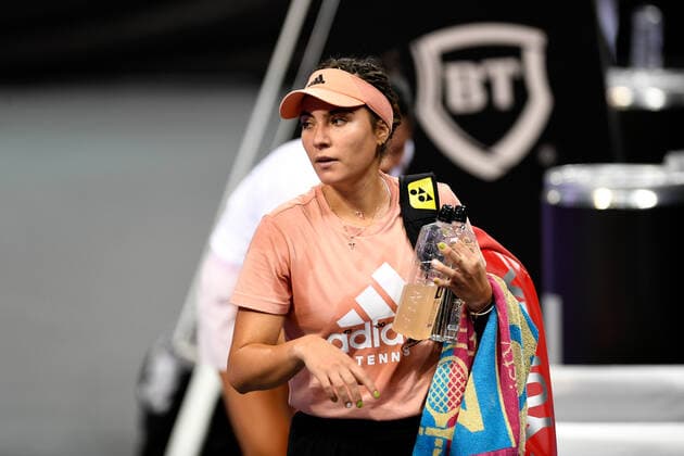Qualifications for WTA, Tennis Damen 250 Transylvania Open 2021 in Cluj-Napoca Romania, 23 October 2021 in BT Arena Portrait of Elena Gabriela Ruse (ROU) during free practice on day one of Qualifications for WTA 250 Transylvania Open 2021 in Cluj-Napoca Romania, 23 October 2021 in BT Arena Cluj-Napoca Cluj Romania Copyright: xAncaxTepeix