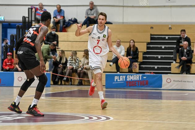 Barmer 2. Basketball Bundesliga ProB, Rheinstars Koeln vs. Dragons Rhoendorf, 23.10.2021 Thomas Michel (RheinStars Koeln 7), Barmer 2. Basketball Bundesliga ProB, Rheinstars Koeln vs. Dragons Rhoendorf am 23.10.2021 im ASV Koeln in Koeln (Nordrhein-Westfalen) Copyright: xBEAUTIFULxSPORTS Mueller-Laschetx