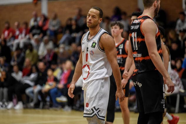 Barmer 2. Basketball Bundesliga ProB, Rheinstars Koeln vs. Dragons Rhoendorf, 23.10.2021 Andrej Mangold (RheinStars Koeln 0), Barmer 2. Basketball Bundesliga ProB, Rheinstars Koeln vs. Dragons Rhoendorf am 23.10.2021 im ASV Koeln in Koeln (Nordrhein-Westfalen) Copyright: xBEAUTIFULxSPORTS Mueller-Laschetx
