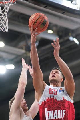 Filip Stanic (s.Oliver Wuerzburg, 65) beim BBL Spiel der MLP Academics Heidelberg vs. s.Oliver Wuerzburg in der 1.Basketball Bundesliga am 23.10.2021 MLP Academics Heidelberg vs. s.Oliver Wuerzburg, Basketball, Easycredit BBL, 23.10.2021 Heidelberg Copyright: xEibner-Pressefotox xMichaelxBermelx