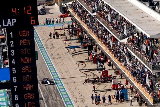 6 Nicholas Latifi (CAN, Williams Racing), F1 Grand Prix of USA at Circuit of The Americas on October 23, 2021 in Austin, United States of America. (Photo by HOCH ZWEI) Austin United States of America
