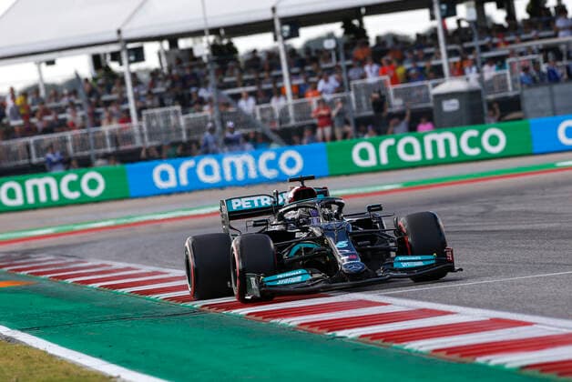 44 Lewis Hamilton (GBR, Mercedes-AMG Petronas F1 Team), F1 Grand Prix of USA at Circuit of The Americas on October 23, 2021 in Austin, United States of America. (Photo by HOCH ZWEI) Austin United States of America