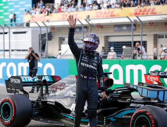 44 Lewis Hamilton (GBR, Mercedes-AMG Petronas F1 Team), F1 Grand Prix of USA at Circuit of The Americas on October 23, 2021 in Austin, United States of America. (Photo by HOCH ZWEI) Austin United States of America