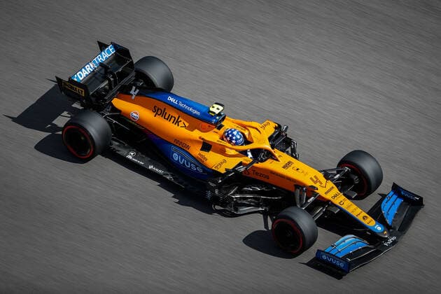 4 Lando Norris (GBR, McLaren F1 Team), F1 Grand Prix of USA at Circuit of The Americas on October 23, 2021 in Austin, United States of America. (Photo by HOCH ZWEI) Austin United States of America