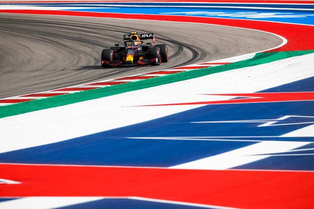 11 Sergio Perez (MEX, Red Bull Racing), F1 Grand Prix of USA at Circuit of The Americas on October 23, 2021 in Austin, United States of America. (Photo by HOCH ZWEI) Austin United States of America