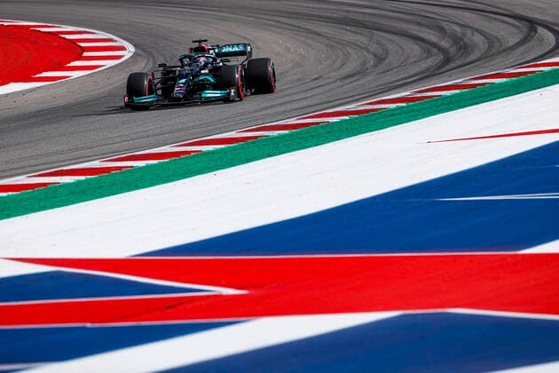 44 Lewis Hamilton (GBR, Mercedes-AMG Petronas F1 Team), F1 Grand Prix of USA at Circuit of The Americas on October 23, 2021 in Austin, United States of America. (Photo by HOCH ZWEI) Austin United States of America