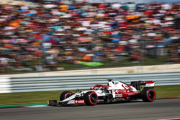 7 Kimi Raikkonen (FIN, Alfa Romeo Racing ORLEN), F1 Grand Prix of USA at Circuit of The Americas on October 23, 2021 in Austin, United States of America. (Photo by HOCH ZWEI) Austin United States of America