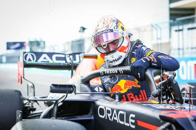 33 Max Verstappen (NED, Red Bull Racing), F1 Grand Prix of USA at Circuit of The Americas on October 23, 2021 in Austin, United States of America. (Photo by HOCH ZWEI) Austin United States of America