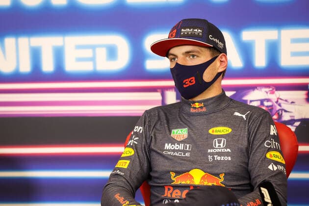 33 Max Verstappen (NED, Red Bull Racing), F1 Grand Prix of USA at Circuit of The Americas on October 23, 2021 in Austin, United States of America. (Photo by HOCH ZWEI) Austin United States of America