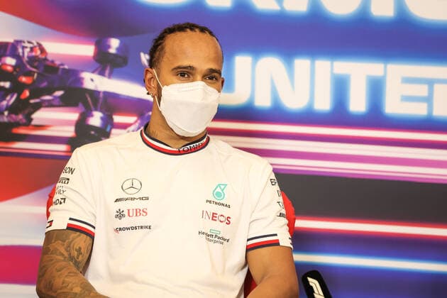 44 Lewis Hamilton (GBR, Mercedes-AMG Petronas F1 Team), F1 Grand Prix of USA at Circuit of The Americas on October 23, 2021 in Austin, United States of America. (Photo by HOCH ZWEI) Austin United States of America