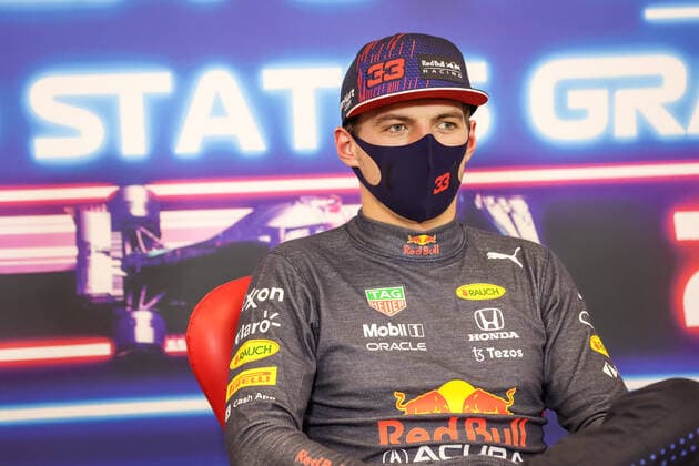 33 Max Verstappen (NED, Red Bull Racing), F1 Grand Prix of USA at Circuit of The Americas on October 23, 2021 in Austin, United States of America. (Photo by HOCH ZWEI) Austin United States of America