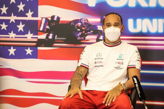 44 Lewis Hamilton (GBR, Mercedes-AMG Petronas F1 Team), F1 Grand Prix of USA at Circuit of The Americas on October 23, 2021 in Austin, United States of America. (Photo by HOCH ZWEI) Austin United States of America