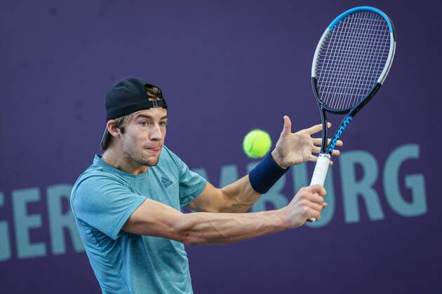 Henri SQUIRE (GER), ITF Tennis Future Hamburg 2021 - M25 und W25, Hamburg, Hamburger Tennisverband, 24.10.2021,