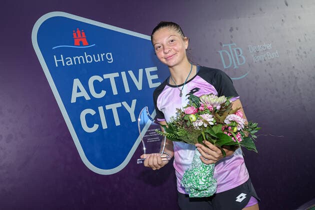 Siegerin 2021: Antonia RUZIC (CRO), ITF Tennis Future Hamburg 2021 - M25 und W25, Hamburg, Hamburger Tennisverband, 24.10.2021,