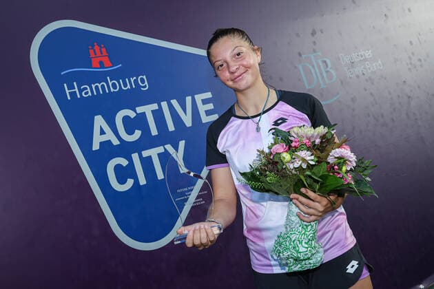 Siegerin 2021: Antonia RUZIC (CRO), ITF Tennis Future Hamburg 2021 - M25 und W25, Hamburg, Hamburger Tennisverband, 24.10.2021,