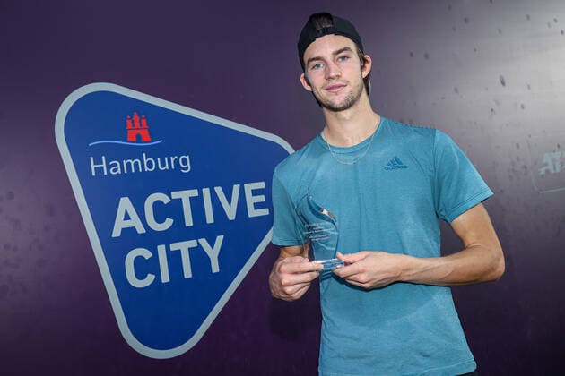 Henri SQUIRE (GER) (2. Platz), ITF Tennis Future Hamburg 2021 - M25 und W25, Hamburg, Hamburger Tennisverband, 24.10.2021,