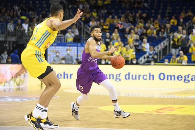 Stephen Brown Jr. - BG Goettingen, 24.10.2021, BBL, Alba Berlin vs - BG Goettingen, in der Mercedes Benz Arena, GER, Berlin, 24.10.21, BBL, Alba vs - BG Goettingen, Berlin Copyright: xUwexKoch Eibner-Pressefotox EP_UKH