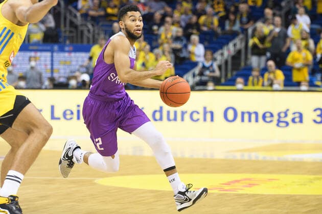 Stephen Brown Jr. - BG Goettingen, 24.10.2021, BBL, Alba Berlin vs - BG Goettingen, in der Mercedes Benz Arena, GER, Berlin, 24.10.21, BBL, Alba vs - BG Goettingen, Berlin Copyright: xUwexKoch Eibner-Pressefotox EP_UKH