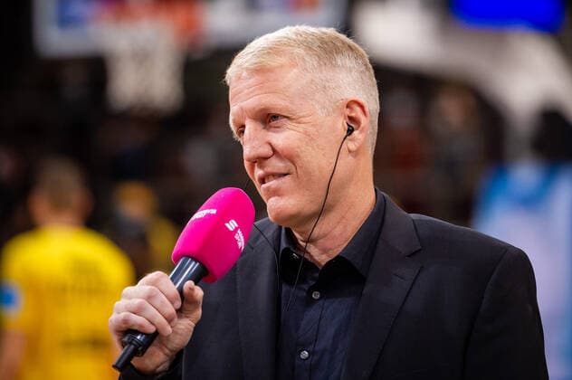 John Patrick (Headcoach MHP RIESEN Ludwigsburg) Interview beim BBL-Spiel: MHP Riesen Ludwigsburg - Telekom Baskets Bonn am 24.10.2021 in Ludwigsburg (MHPArena) Deutschland Ludwigsburg. 24.10.21 Basketball , 24.10.2021, Ludwigsburg (Deutschland)