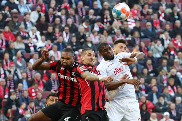 Sport Themen der Woche KW42 Sport Bilder des Tages 1.FC Köln vs. Bayer Leverkusen, 9. Spieltag, 24.10.20, 15.30 Uhr, rechts: Anthony Modeste (1. FC Köln), Bild: *** Sport 1 FC Köln vs Bayer Leverkusen, Matchday 9, 24 10 20, 3 30pm, right Anthony Modeste 1 FC Köln , pic.