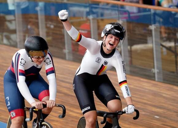 Bilder des Jahres 2021, Sport 10 Oktober Sport Themen der Woche KW42 Sport Bilder des Tages Lea Sophie FRIEDRICH (GER) gold medallist on Womens Keirin during UCI 2021 Track World Championships on October 24, 2021 in Jean Stablinksi Velodrome in Roubaix, France Noxthirdxpartyxsales,xHOLLANDxOUT  (172674087)