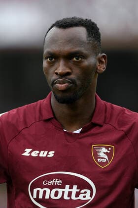 Simy Nwankwo of US Salernitana 1919 looks on during the Serie A match between US Salernitana 1919 and Empoli at Stadio Arechi, Salerno, Italy on 23 October 2021. Copyright: xGiuseppexMaffiax 29680044