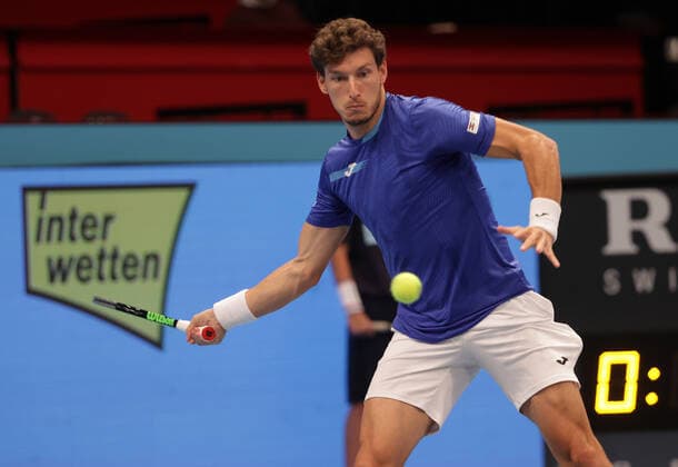 TENNIS - ATP, Tennis Herren Erste Bank Open VIENNA,AUSTRIA,25.OCT.21 - TENNIS - ATP World Tour, Erste Bank Open. Image shows Pablo Carreno Busta (ESP).  GEPAxpictures xWalterxLuger