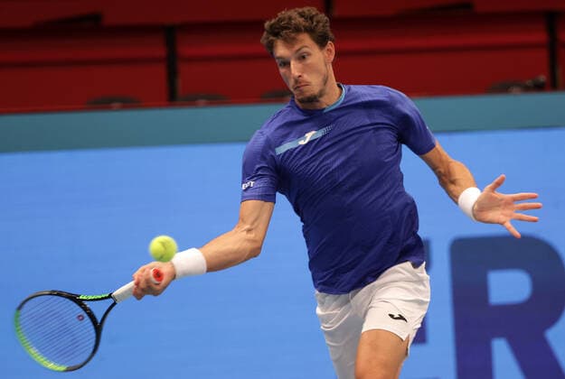 TENNIS - ATP, Tennis Herren Erste Bank Open VIENNA,AUSTRIA,25.OCT.21 - TENNIS - ATP World Tour, Erste Bank Open. Image shows Pablo Carreno Busta (ESP).  GEPAxpictures xWalterxLuger