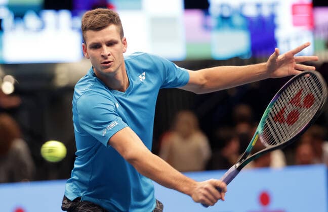 TENNIS - ATP, Tennis Herren Erste Bank Open VIENNA,AUSTRIA,25.OCT.21 - TENNIS - ATP World Tour, Erste Bank Open. Image shows Hubert Hurkacz (POL).  GEPAxpictures xWalterxLuger