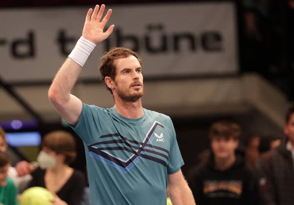 TENNIS - ATP, Tennis Herren Erste Bank Open VIENNA,AUSTRIA,25.OCT.21 - TENNIS - ATP World Tour, Erste Bank Open. Image shows the rejoicing of Andy Murray (GBR).  GEPAxpictures xWalterxLuger