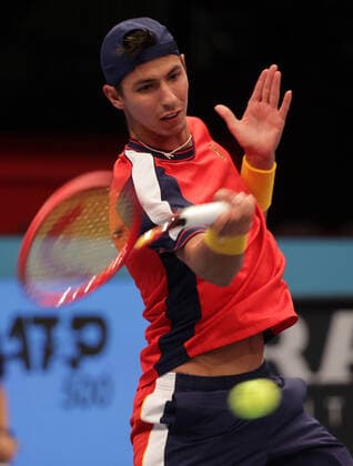 TENNIS - ATP, Tennis Herren Erste Bank Open VIENNA,AUSTRIA,25.OCT.21 - TENNIS - ATP World Tour, Erste Bank Open. Image shows Alexei Popyrin (AUS).  GEPAxpictures xWalterxLuger