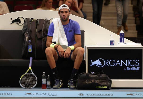 TENNIS - ATP, Tennis Herren Erste Bank Open VIENNA,AUSTRIA,25.OCT.21 - TENNIS - ATP World Tour, Erste Bank Open. Image shows Matteo Berrettini (ITA).  GEPAxpictures xWalterxLuger