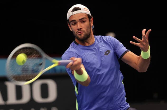 TENNIS - ATP, Tennis Herren Erste Bank Open VIENNA,AUSTRIA,25.OCT.21 - TENNIS - ATP World Tour, Erste Bank Open. Image shows Matteo Berrettini (ITA).  GEPAxpictures xWalterxLuger