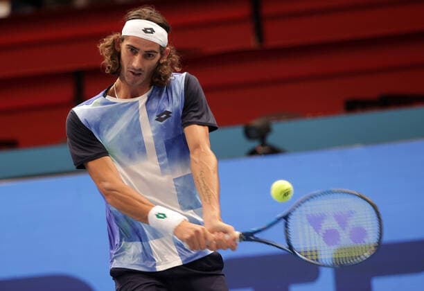 TENNIS - ATP, Tennis Herren Erste Bank Open VIENNA,AUSTRIA,26.OCT.21 - TENNIS - ATP World Tour, Erste Bank Open. Image shows Lloyd Harris (RSA).  GEPAxpictures xWalterxLuger