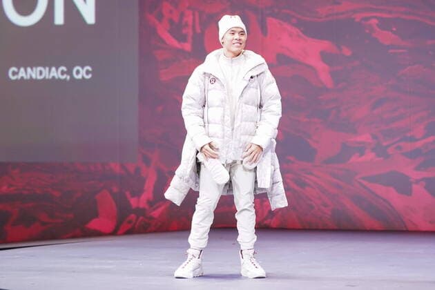 Peking 2022, Modenschau Team Kanada, Präsentation der Teamkleidung für die Olympischen Winterspiele October 26, 2021, Toronto, ON, Canada: Olympic figure skater Nam Nguyen models the new Lululemon athlete kit at the Team Canada x Lululemon Athlete Kit Reveal in Toronto on Tuesday, October 26, 2021. Lululemon will outfit Canada s Olympic and Paralympic athletes starting with the upcoming Winter games, Winterspiele,Spiele, Summer games in Beijing. Canada News - October 26, 2021  - ZUMAc35_ 20211026_zaf_c35_183 Copyright: xEvanxBuhlerx