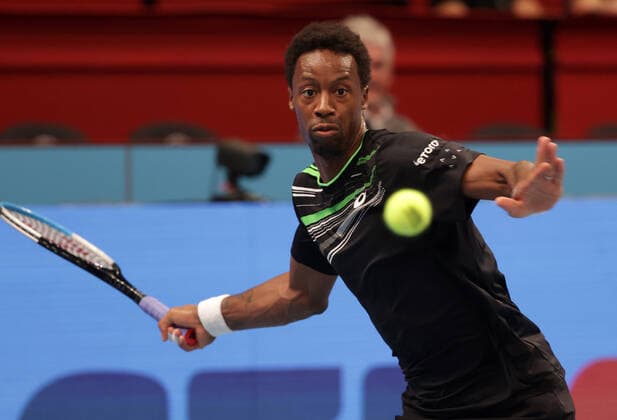 TENNIS - ATP, Tennis Herren Erste Bank Open VIENNA,AUSTRIA,27.OCT.21 - TENNIS - ATP World Tour, Erste Bank Open. Image shows Gael Monfils (FRA).  GEPAxpictures xWalterxLuger