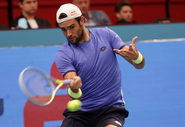 TENNIS - ATP, Tennis Herren Erste Bank Open VIENNA,AUSTRIA,27.OCT.21 - TENNIS - ATP World Tour, Erste Bank Open. Image shows Matteo Berrettini (ITA).  GEPAxpictures xWalterxLuger