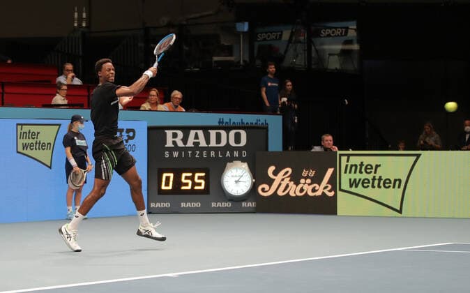 TENNIS - ATP, Tennis Herren Erste Bank Open VIENNA,AUSTRIA,28.OCT.21 - TENNIS - ATP World Tour, Erste Bank Open. Image shows Gael Monfils (FRA).  GEPAxpictures xWalterxLuger