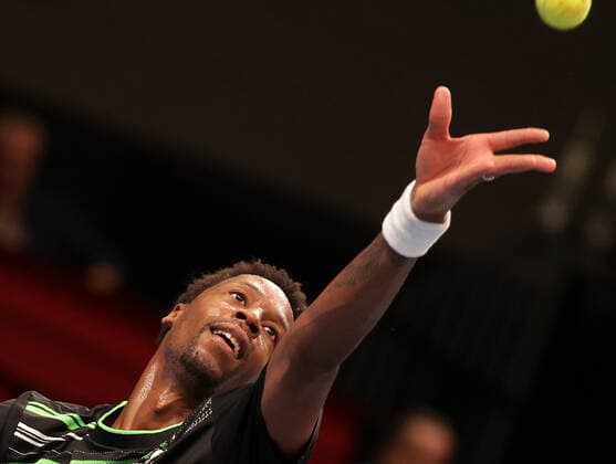 TENNIS - ATP, Tennis Herren Erste Bank Open VIENNA,AUSTRIA,28.OCT.21 - TENNIS - ATP World Tour, Erste Bank Open. Image shows Gael Monfils (FRA).  GEPAxpictures xWalterxLuger