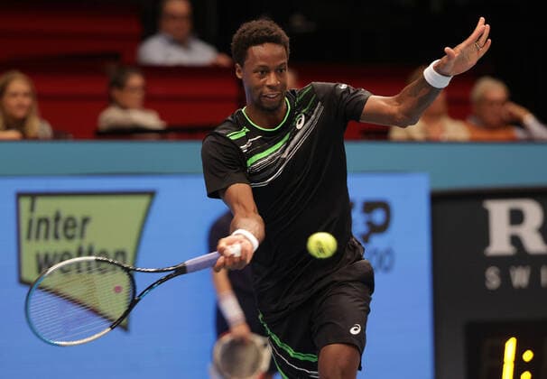 TENNIS - ATP, Tennis Herren Erste Bank Open VIENNA,AUSTRIA,28.OCT.21 - TENNIS - ATP World Tour, Erste Bank Open. Image shows Gael Monfils (FRA).  GEPAxpictures xWalterxLuger