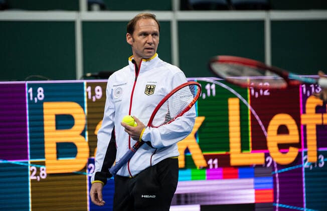 2021 Billie Jean King Cup Finals Rainer Schuettler (GER) 2021 Billie Jean King Cup Finals *** 2021 Billie Jean King Cup Finals Rainer Schuettler GER 2021 Billie Jean King Cup Finals