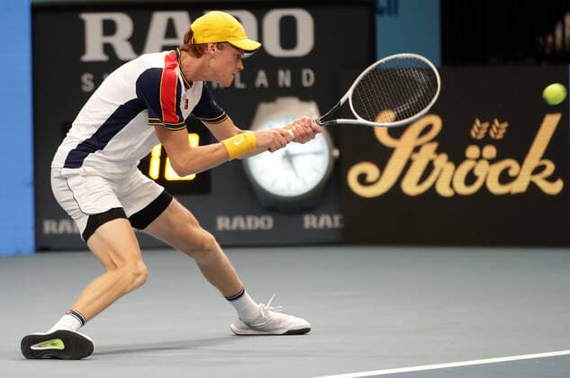 TENNIS - ATP, Tennis Herren Erste Bank Open VIENNA,AUSTRIA,28.OCT.21 - TENNIS - ATP World Tour, Erste Bank Open. Image shows Jannik Sinner (ITA).  GEPAxpictures xWalterxLuger
