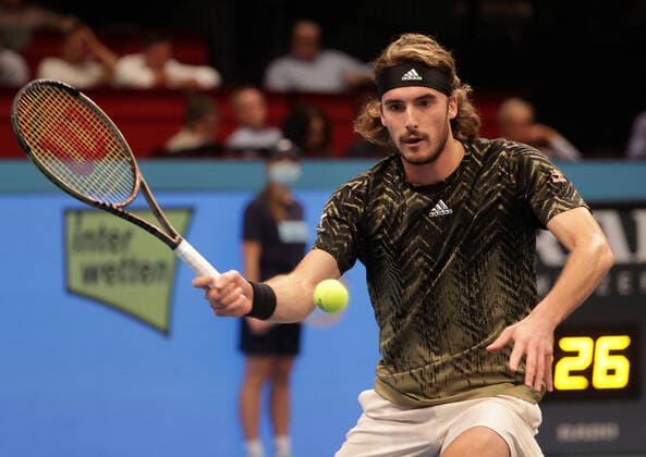 TENNIS - ATP, Tennis Herren Erste Bank Open VIENNA,AUSTRIA,28.OCT.21 - TENNIS - ATP World Tour, Erste Bank Open. Image shows Stefanos Tsitsipas (GRE).  GEPAxpictures xWalterxLuger