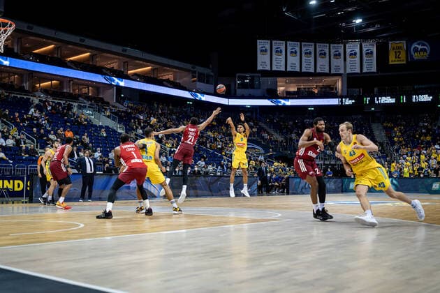 Basketball Berlin 28.10.2021 Saison 2021 2022 EuroLeague Regular Season Alba Berlin - FC Bayern München Maodo Lo (Alba Berlin, No.00)