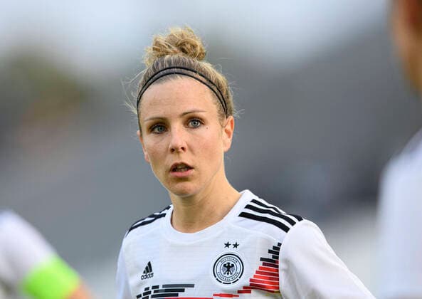 Svenja HUTH (GER) Fussball Laenderspiel Frauen, WM-Qualifikation, Deutschland (GER) - Israel (ISR) 7:0, am 26.10.2021 in Essen Deutschland. Â